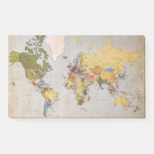 Post-it® carte mondiale