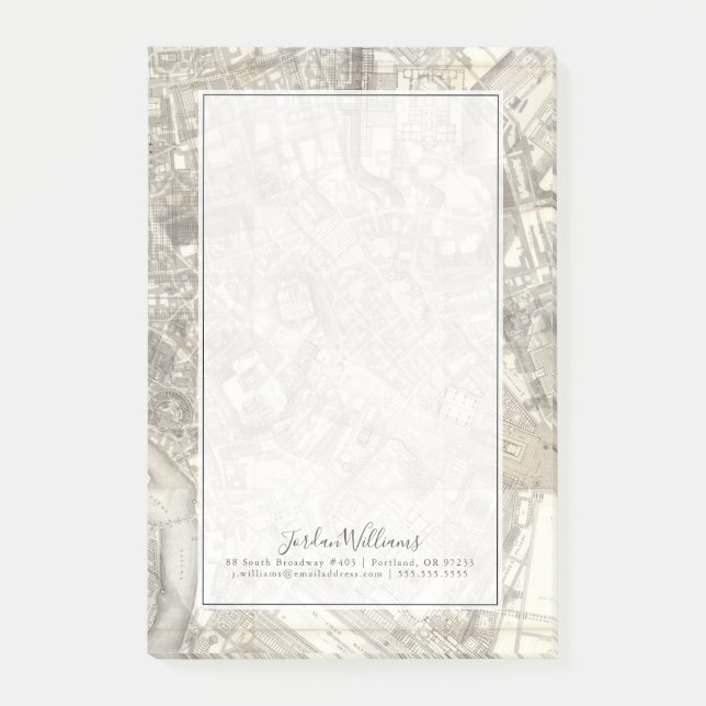 Post-it® Carte topographique de Rome antique, Italie (Devant)