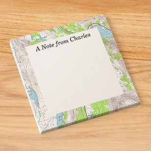 Post-it® Carte topographique personnalisée