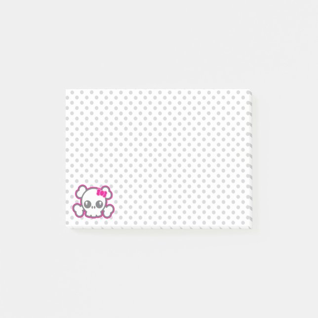 Post-it® Cartes à notes Kawaii Pink Ribbon (Devant)