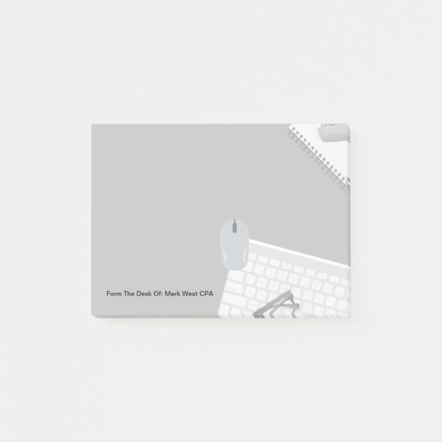 Post-it® Cartes D'Ordinateur Sticky Office Personnalisées P (Devant)