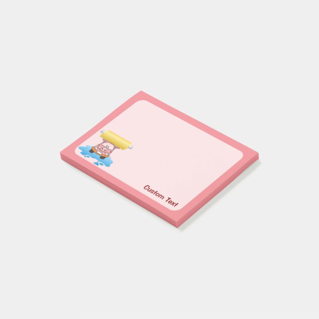 Post-it® Cartographie de porc lavé (Incliné)