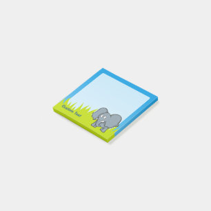 Post-it® Cartographie d'éléphant gris