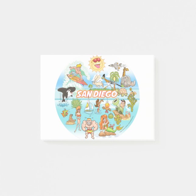 Post-it® Carton de San Diego (Devant)