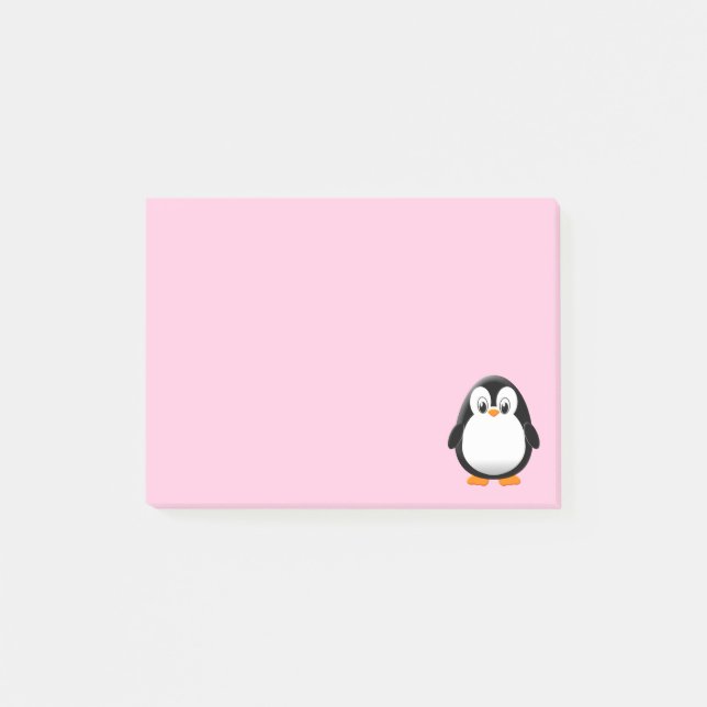 Post-it® Carton en pingouin mignon personnalisé (Devant)