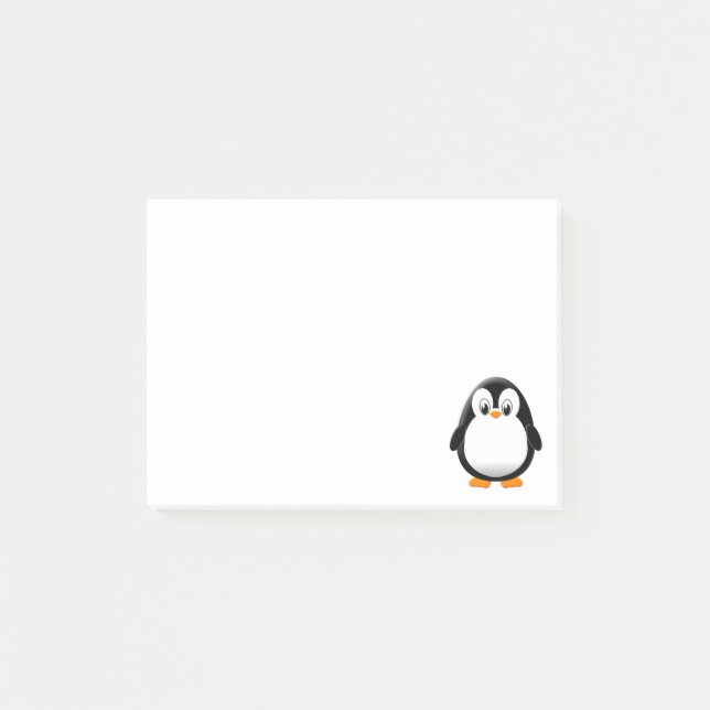 Post-it® Carton en pingouin mignon personnalisé (Devant)