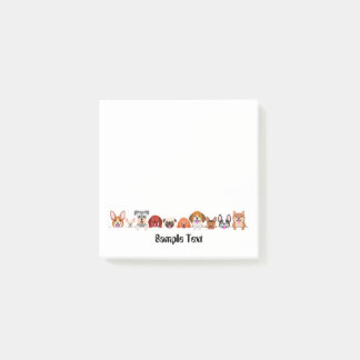 Post-it® cartoon dogs postit