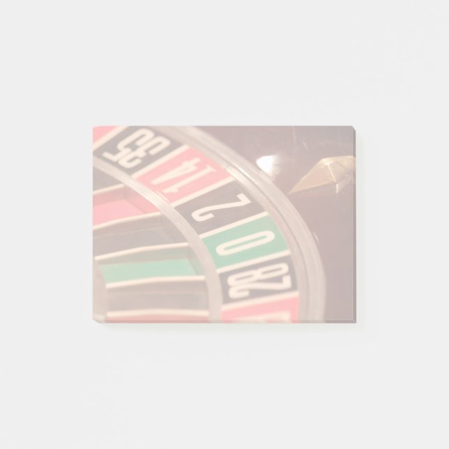 Post-it® Casino Roulette Roulette Roue Vintage Retro Styl (Devant)