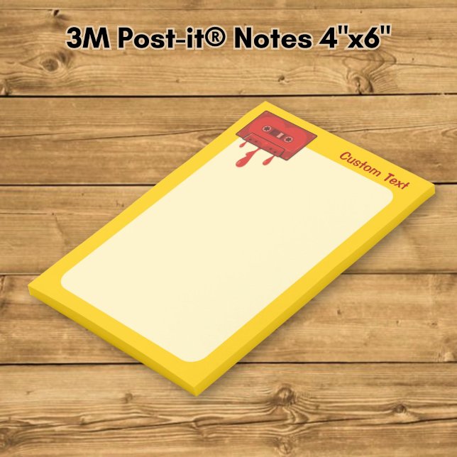 Post-it® Cassette Cœur Rouge (Créateur téléchargé)