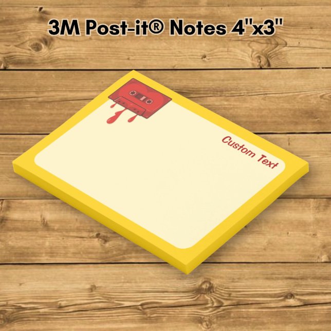 Post-it® Cassette Cœur Rouge (Créateur téléchargé)