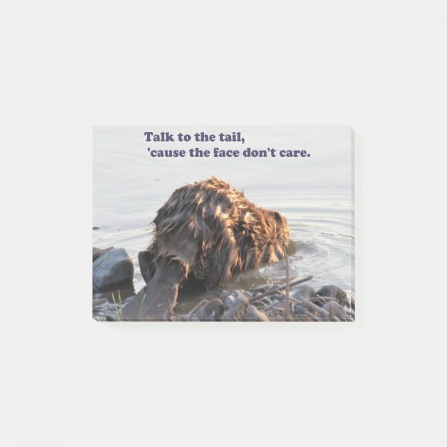 Post-it® Castor drôle (Devant)