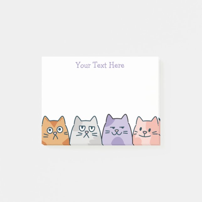 Post-it® Cat Lovers Personalized (Devant)