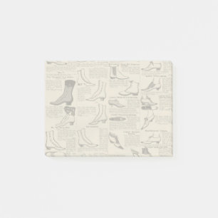 Post-it® Catalogue publicitaire de chaussures anciennes