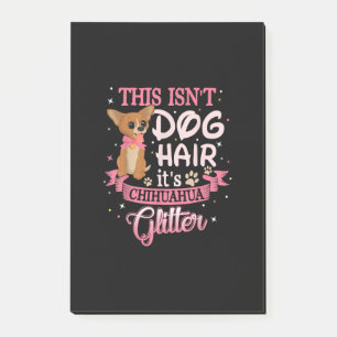 Post-it® Ce Chien Coiffe Son Chihuahua Parties scintillant
