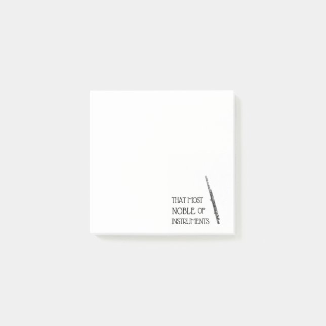Post-it® Ce plus noble des instruments - post-its de (Devant)