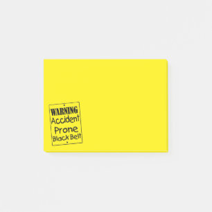 Post-it® Ceinture noire encline d'accidents