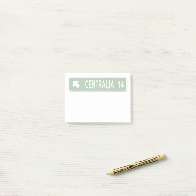 Post-it® Centralia PA (Sur un bureau)