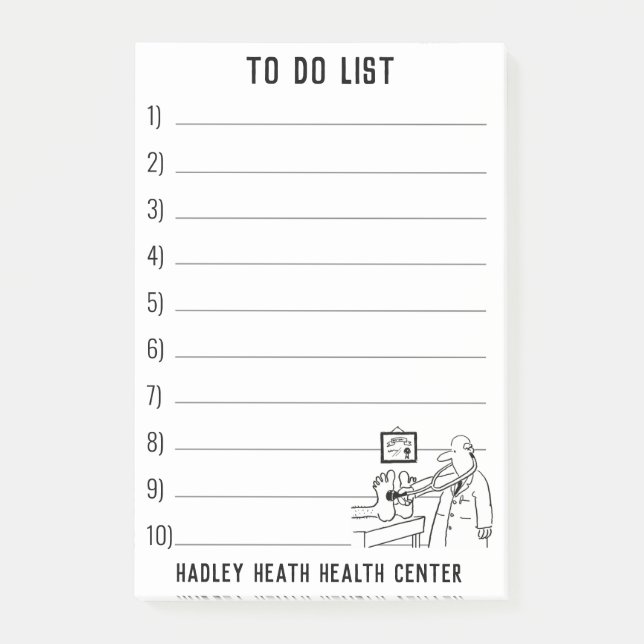 Post-it® Centre de santé des médecins Médicales à PersonalI (Devant)