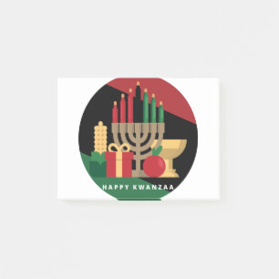 Post-it® cercle Happy Kwanzaa