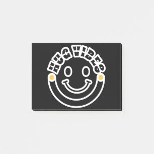 Post-it® Cercle minimaliste d'ambiance câline moderne – Cou