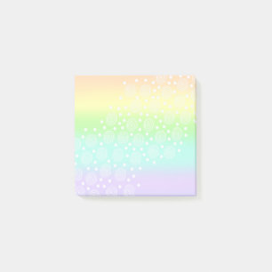 Post-it® Cercles arc-en-ciel pastel en cercles