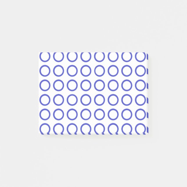 Post-it® Cercles bleus (Devant)