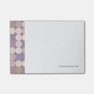 Post-it® Cercles de tissu motif abstrait