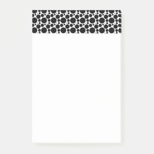 Post-it® Cercles et points en 7 tailles : répétition de noi