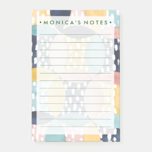 Post-it® Cercles géométriques aquarelle