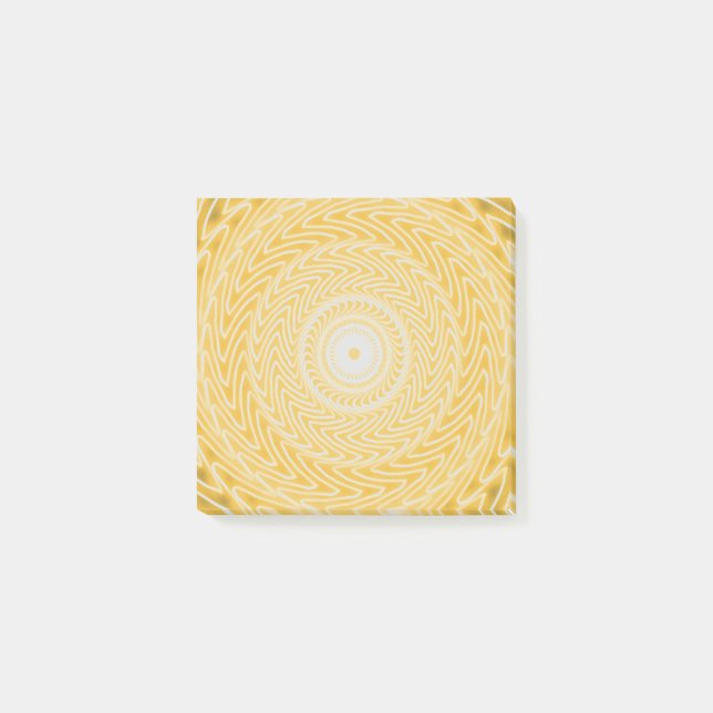 Post-it® Cercles jaunes motif (Devant)