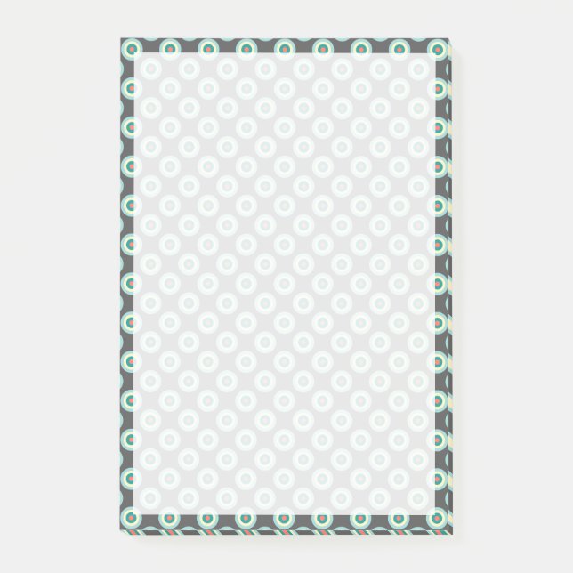 Post-it® Cercles mixtes gris par Shirley Taylor (Devant)