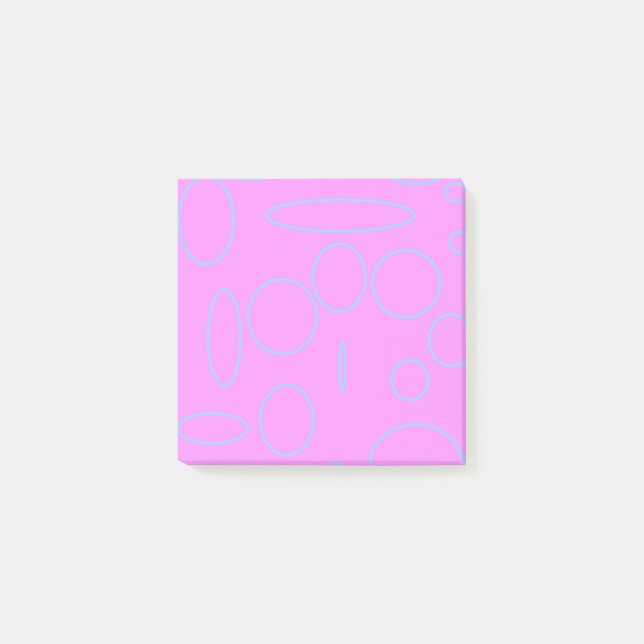 Post-it® Cercles roses (Devant)