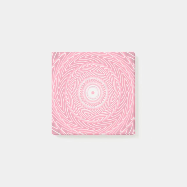 Post-it® Cercles roses motif (Devant)