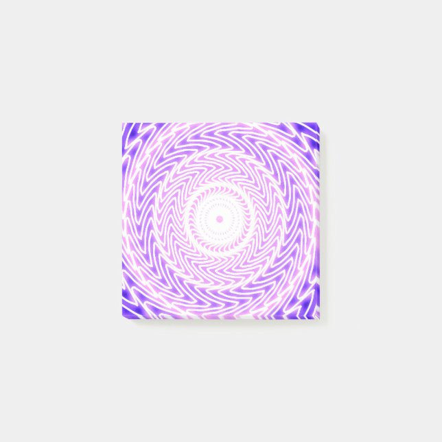 Post-it® Cercles violets lumineux motif (Devant)