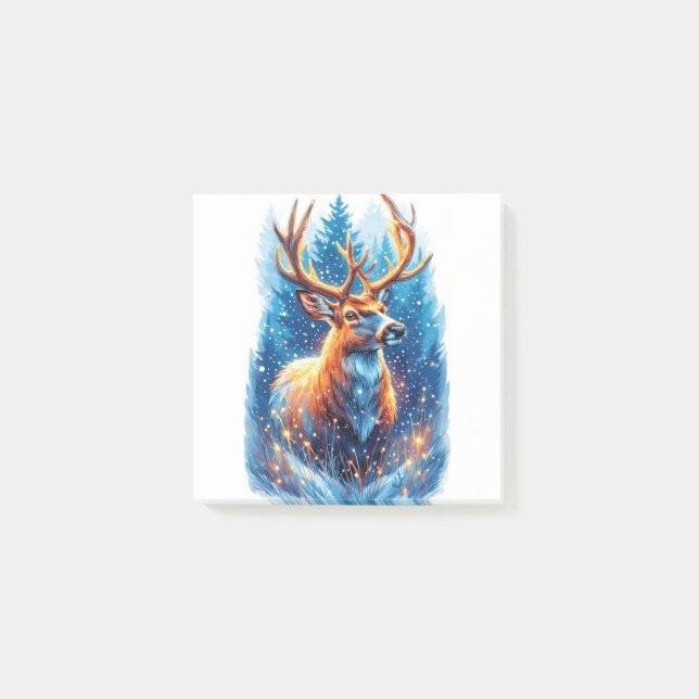 Post-it® Cerf de Noël  (Devant)