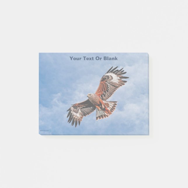 Post-it® Cerf-volant rouge (Devant)
