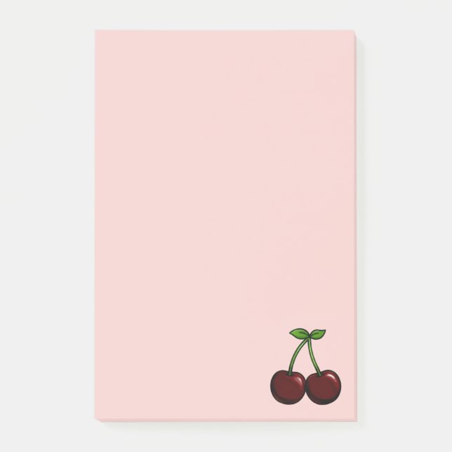 Post-it® Cerise - Collection de Fruits - (Devant)