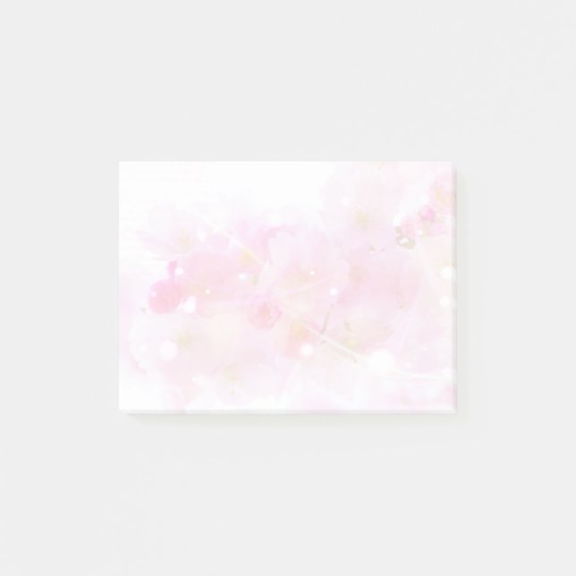 Post-it® Cerisier japonais aux fleurs rose pastel (Devant)