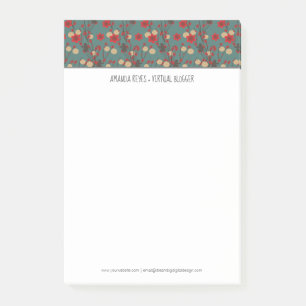 Post-it® Cerisier Sakura Moderne et Singe Asiatique