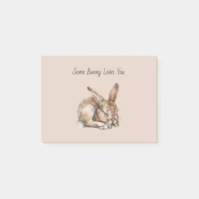 Post-it® Certain Lapin T'aime (Devant)