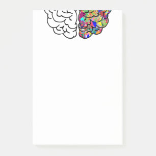 Post-it® Cerveau droit, cerveau gauche