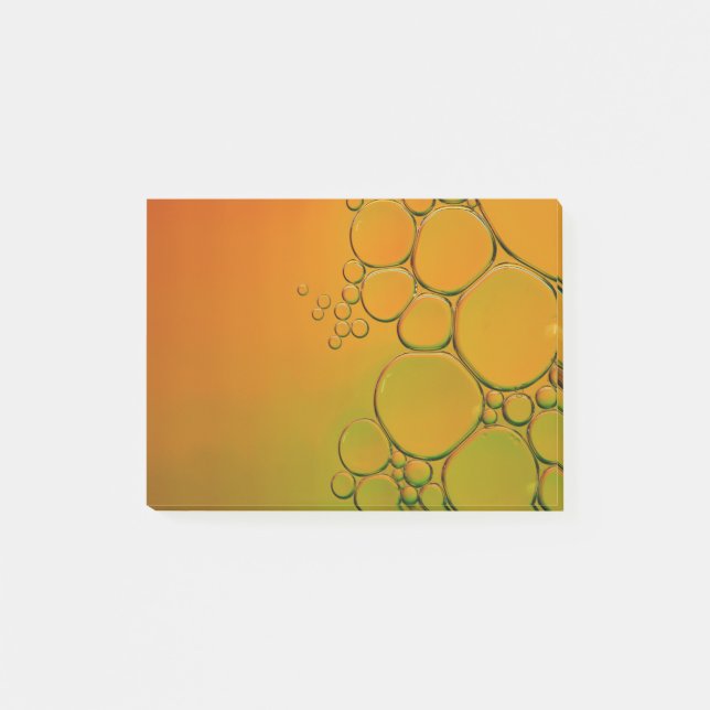 Post-it® ces bulles orange (Devant)