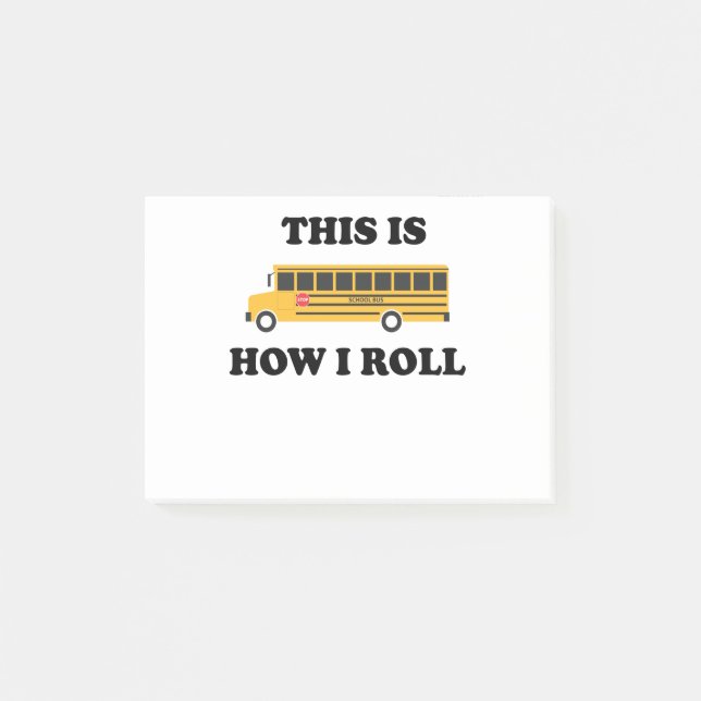 Post-it® C'est comment je roule la citation drôle de (Devant)