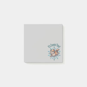 Post-it® C'est le chat calico dilué Zoomie Time