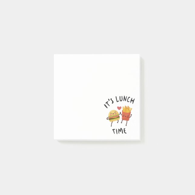Post-it® C'est l'heure du déjeuner (Devant)