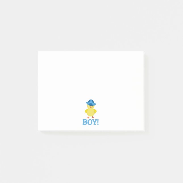 Post-it® C'est un casquette de bleu de Duckie de bébé (Devant)