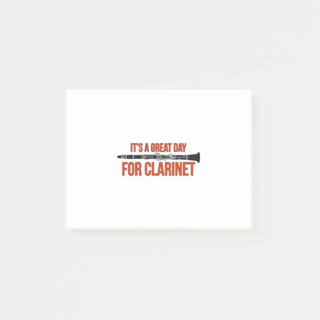 Post-it® C'est un grand jour pour Clarinet (Devant)
