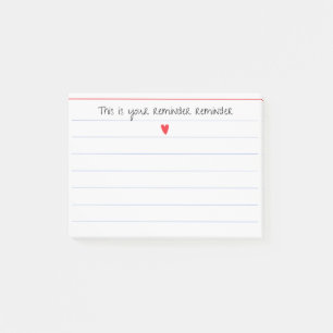 Post-it® "C'est votre rappel de rappel" Cadeau drôle