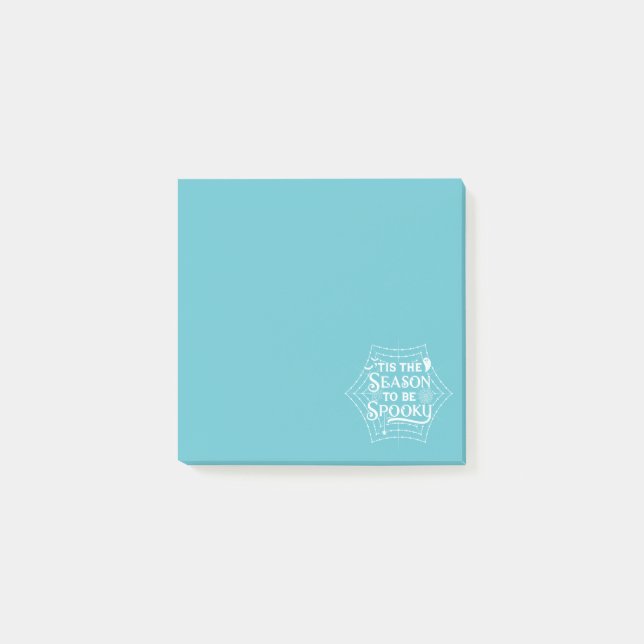 Post-it® ’Cette saison pour être Éffrayant Post Il note Ble (Devant)