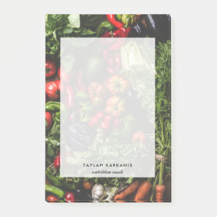 Post-it® Champ de santé des légumes frais Personnalisé